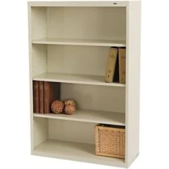 Tennsco® Metal Bookcases In Putty; 52-1/2"