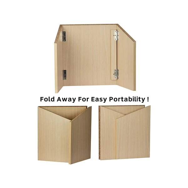 AdirOffice 19" Tabletop Lectern With Cover, Medium Oak (661-05-MEO) - Image 5