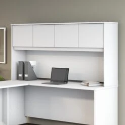 Bush Business Furniture Studio C 71 "W Desktop Hutch, White (SCH172WH)