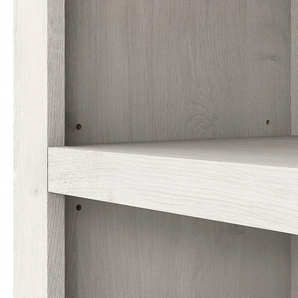 Bush Furniture Yorktown 5-Shelf 67"H Bookcase, Linen White Oak (WC40466-03) - Image 6