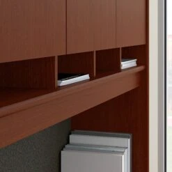 Bush Business Furniture Westfield 71 "W Desktop Hutch, Mahogany (WC36777K)