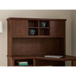 Bush Furniture 60.5 "W Desktop Hutch, Cherry (WC40331-03)