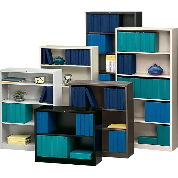 HON® Brigade Bookcase, Charcoal, 2-Shelf, 29"H - Image 2