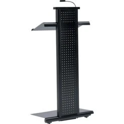 Safco Group Lighted Lectern, Black, 51"H X 22"W X 18"D