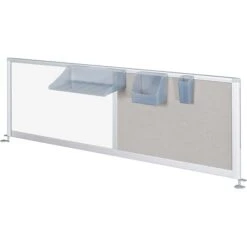 Balt IFlex Privacy Panel, Porcelain/Vinyl, 17" X 58"