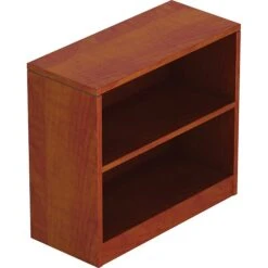 Offices To Go Superior Laminate Bookcase, American Dark Cherry, 1 Shelf, 30"H