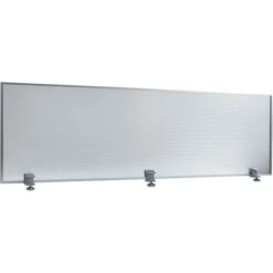 Alera® Polycarbonate Privacy Panel, 65w X 18h, Silver