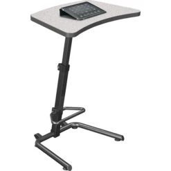 Balt Up-Rite Student Height Adjustable Sit/Stand Desk, Gray Nebula, 26" - 43"H X 26.6"W X 20"D