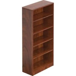 Offices To Go 5-Shelf 71" Bookcase, American Dark Cherry (TDSL71BCADC)