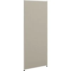 HON Verse Panel, 24"W X 60"H, Light Gray Finish, Gray Fabric (BSXP6024GYGY)