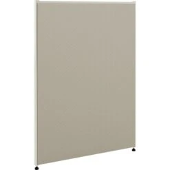 HON Verse Panel, 30"W X 42"H, Light Gray Finish, Gray Fabric (BSXP4230GYGY)