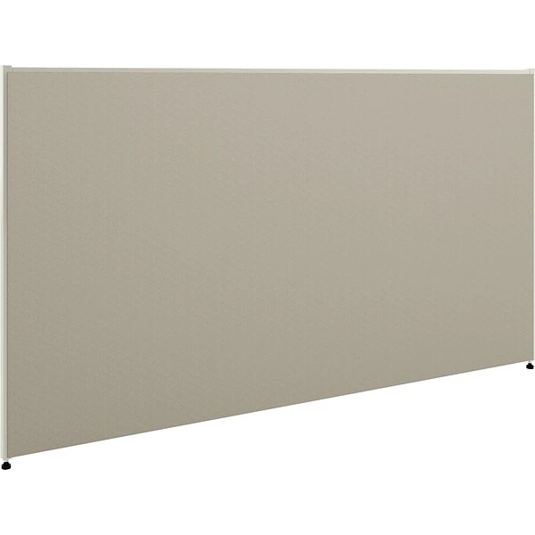 HON Verse Panel, 72"W X 42"H, Light Gray Finish, Gray Fabric (BSXP4272GYGY)