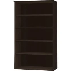 Safco Medina 5 Shelf 68"H Bookcase, Mocha (MVB5LDC)