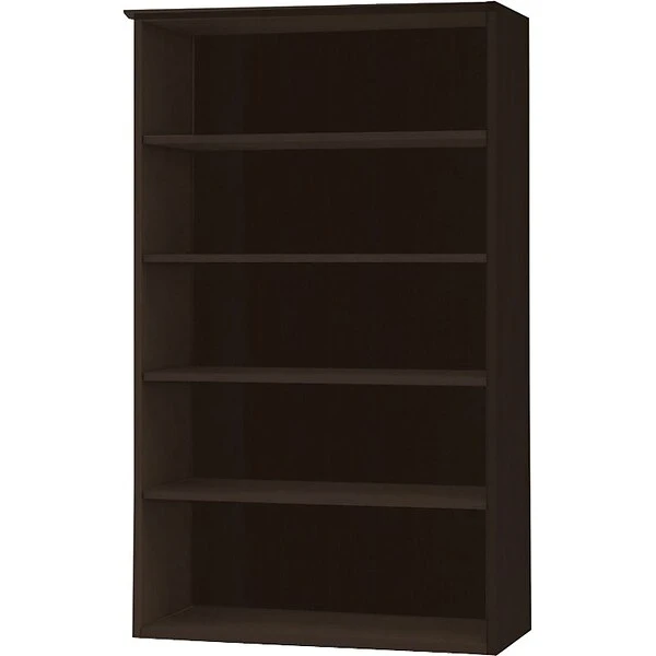 Safco Medina 5 Shelf 68"H Bookcase, Mocha (MVB5LDC)