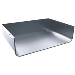 Balt Shapes, Cloud, And Quad Desk/Table Optional Book Box, Platinum, 4"H X 17"W X 12"D