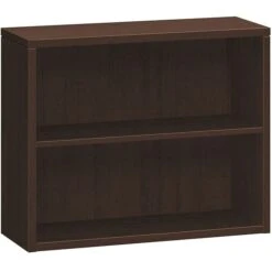HON 10500 Series Bookcase, 2 Shelves, 36"W, Mocha Finish (HON105532MOMO)