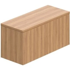 Offices To Go Superior Laminate Wall Mounted Cabinet, 36"W, Autumn Walnut (TDSL36WC-AWL)