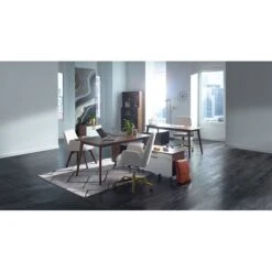 Union & Scale™ Essentials 5 Shelf 72"H Laminate Bookcase, Espresso (UN56975)