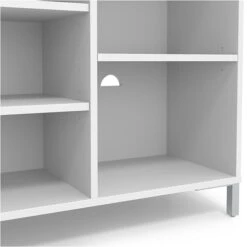 Union & Scale™ Essentials 5 Shelf 31"H Laminate Bookcase, White (UN56978)