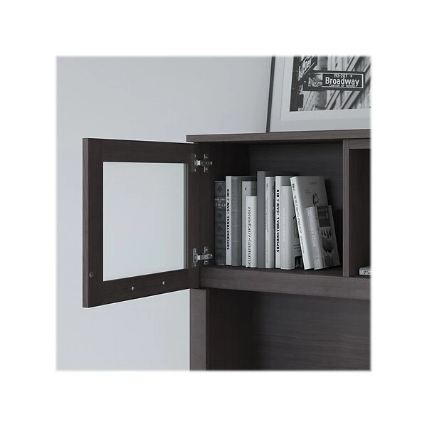 Bush Furniture Somerset 60 "W Desktop Hutch, Storm Gray (WC81531) - Image 5