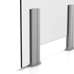 Fellowes Protective Safety Barrier Screen With Pass-Through Window, 24" X 21", Clear, Acrylic (8029501)