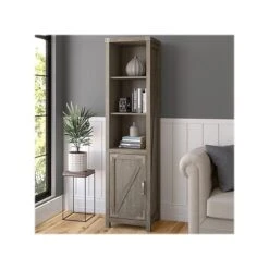 Kathy Ireland® Home By Bush Furniture Cottage Grove 5-Shelf 72"H Bookcase, Restored Gray (CGB118RTG-03)