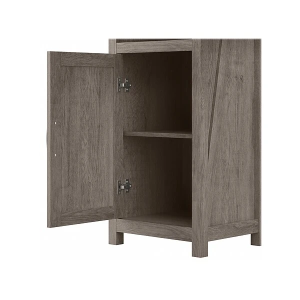 Kathy IrelandĀ® Home By Bush Furniture Cottage Grove 5-Shelf 72"H Bookcase, Restored Gray (CGB118RTG-03) - Image 6