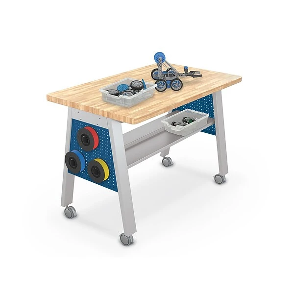 MooreCo Hierarchy 22" Peg Side Panel, Navy, 2/Pack (52990-Navy)