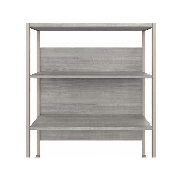 Bush Business Furniture Hybrid 36 "W Desktop Hutch, Platinum Gray (HYH236PG) - Image 5