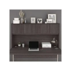 Bush Business Furniture Hybrid 72 "W Desktop Hutch, Storm Gray (HYH172SG-Z)