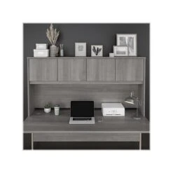 Bush Business Furniture Hybrid 72 "W Desktop Hutch, Platinum Gray (HYH172PG-Z)