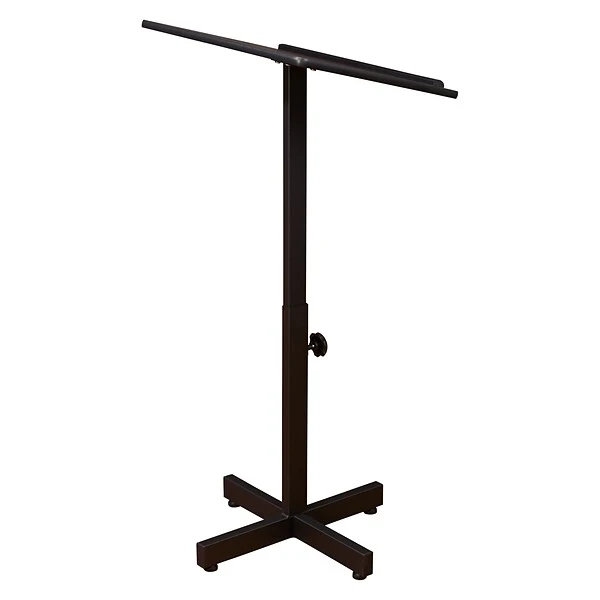 Oklahoma Sound Portable Presentation Series Adjustable Speaker Stand Podium 30-44"H, Mahogany (70-MY) - Image 2