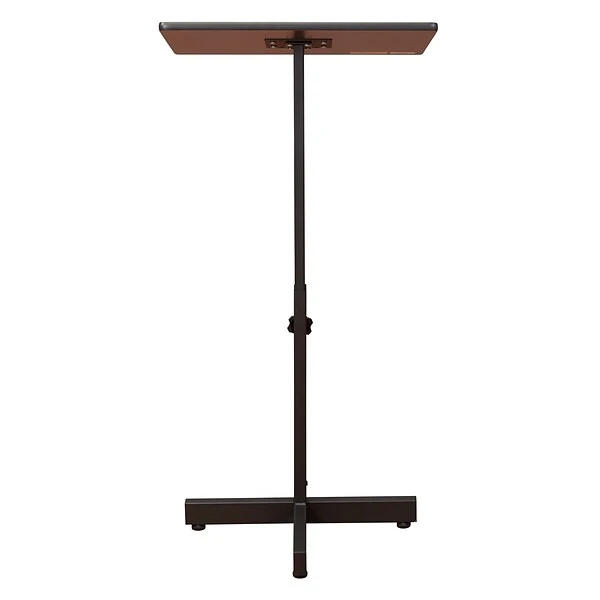 Oklahoma Sound Portable Presentation Series Adjustable Speaker Stand Podium 30-44"H, Mahogany (70-MY) - Image 3