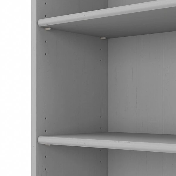 Bush Furniture Fairview 5-Shelf 69"H Bookcase, Cape Cod Gray (WC53565-03) - Image 4