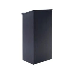 AdirOffice 45.8" Podium Lectern, With Cover Black (661-01-BLK)