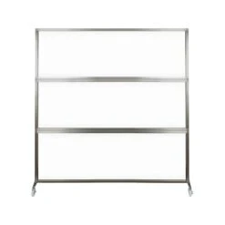 Versare MediPanel Freestanding Portable Divider, 72"H X 72"W, Clear Polycarbonate (1866711)