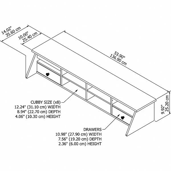 Bush Furniture Mayfield Rustic Hutch, Pure White/Shiplap Gray (MAH154GW2-03) - Image 2