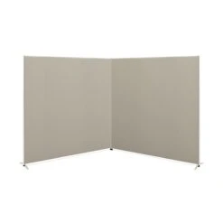HON Verse 90-Degree Panel, 60"H X 60"W, Light Gray Finish, Gray Fabric (HONVERS906060)
