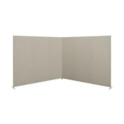 HON Verse 90-Degree Panel, 60"H X 72"W, Light Gray Finish, Gray Fabric (HONVERS906072)