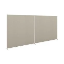 HON Verse In-Line Panel, 60"H X 60"W, Light Gray Finish, Gray Fabric (HONVERSIL6060)