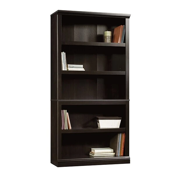 Sauder Select Collection 5-Shelf Bookcase, Estate Black (414235) - Image 2