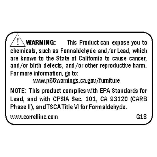 Correll, Inc. 60" Rectangular Shape High-Pressure Laminate Top Lab Table, Fusion Maple With Black Frame (LT3060)