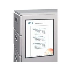 C-Line Cubicle Keepers Polypropylene Magnetic File Pockets, Clear, 25/Box (CLI37991)