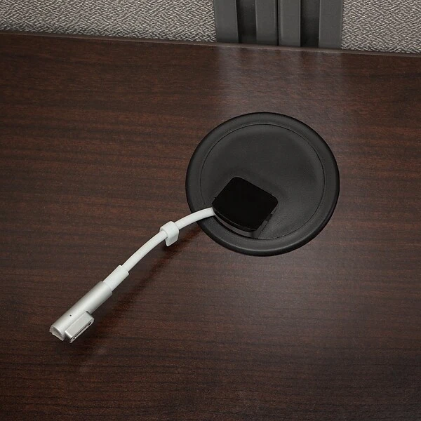 Bush Business Furniture Easy Office 60W Straight Desk Open Office, Mocha Cherry (EOD160MR-03K) - Image 3