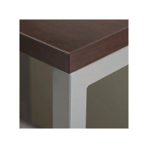 Bush Business Furniture Easy Office 66.34" X 60" Single Desk, Mocha Cherry (EODH160MR-03K) - Image 4