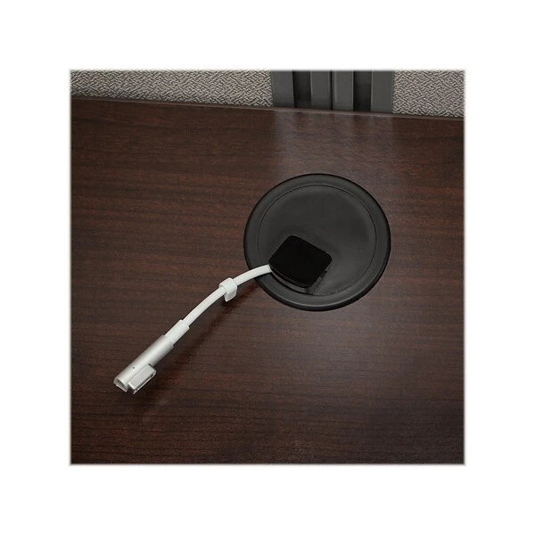 Bush Business Furniture Easy Office 66.34" X 60" Single Desk, Mocha Cherry (EODH160MR-03K) - Image 5