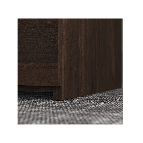 Bush Business Furniture Office 500 5-Shelf 70"H Bookcase With Doors, Black Walnut (OFB136BW) - Image 5