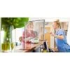 Separation Screen Freestanding Signature Sneeze Guard, 34"H X 60"W, Clear Acrylic (SC041505)