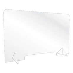U.S. Stamp & Sign 23" X 31" Acrylic Non-tackable Sneeze Guard, Clear (8449)
