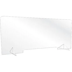 U.S. Stamp & Sign 23" X 47" Acrylic Non-tackable Sneeze Guard, Clear (8448)